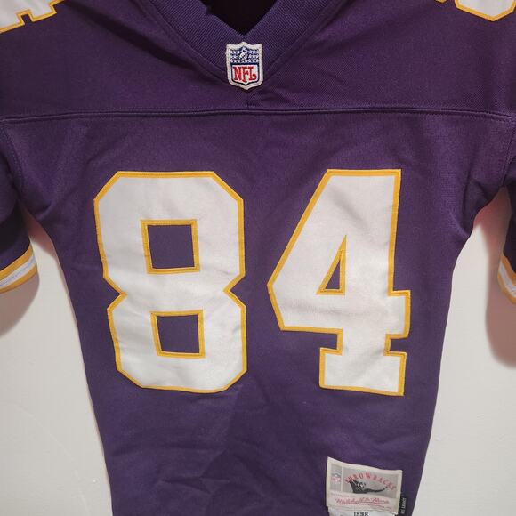Randy Moss Minnesota Vikings 1998 Mitchell & Ness LEGACY Jersey- Youth Small - Picture 4 of 9